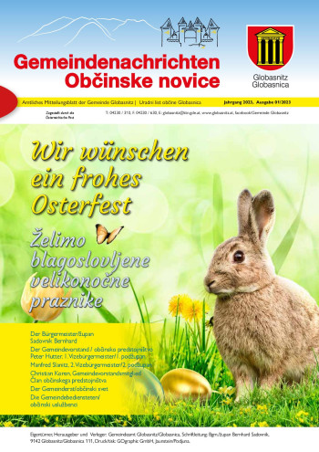 Cover Občinske novice 1/2023